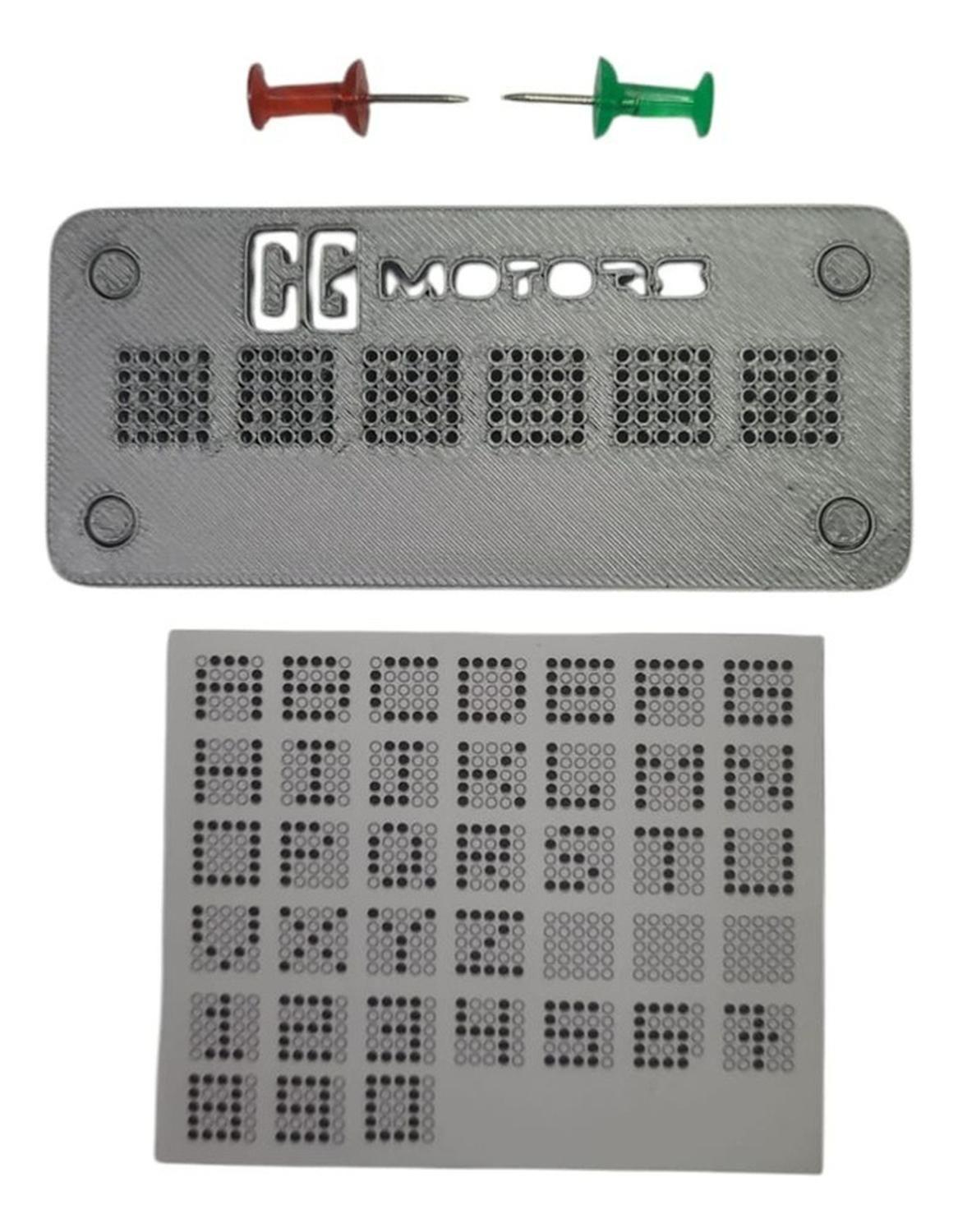 Kit de grabado de patente para plantilla matriz de puntos-2