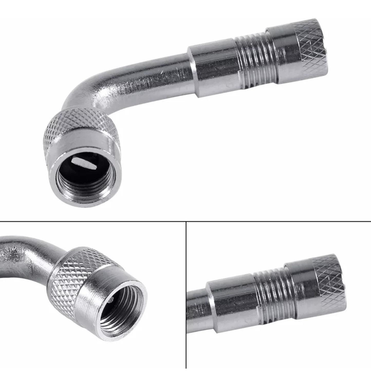 Extensor De Valvula 90° / Valvula De Aire 90° Para Vehiculos-2