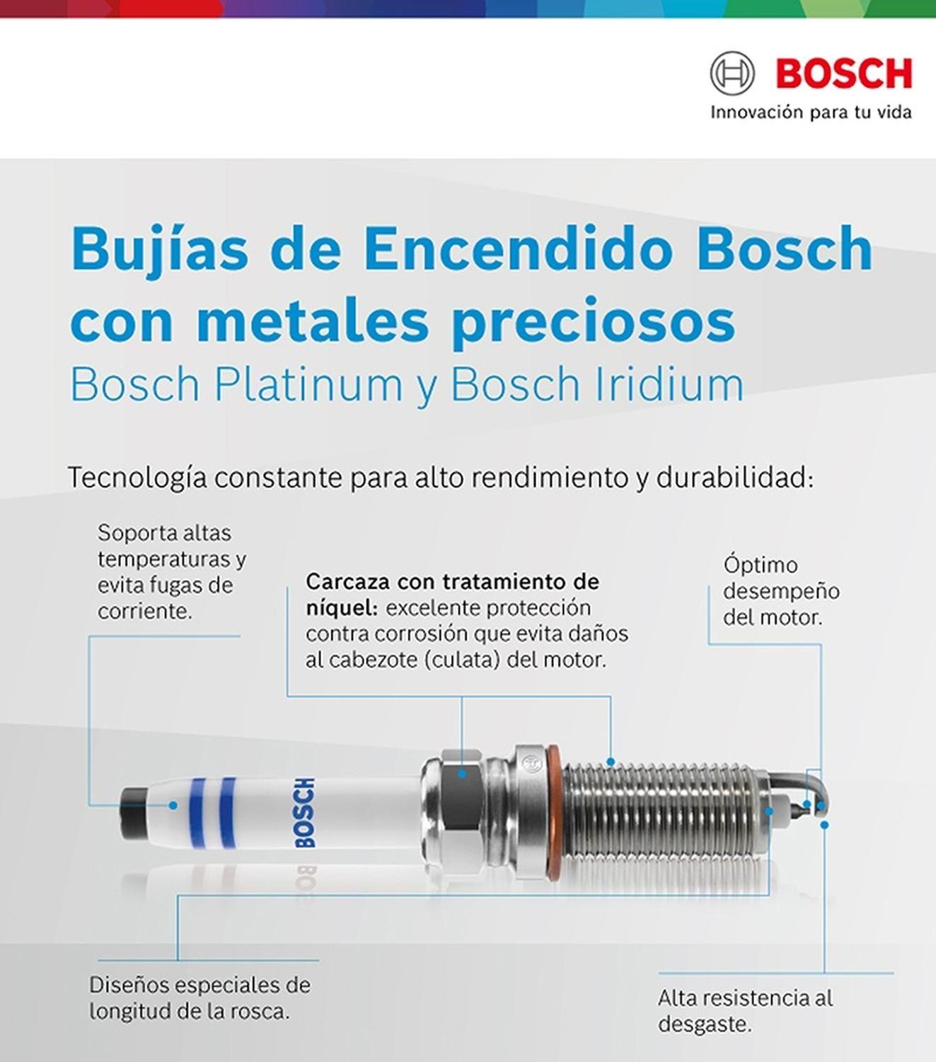 Bujía para Moto Dcpr8e / YR7DC Bosch Alemana-2