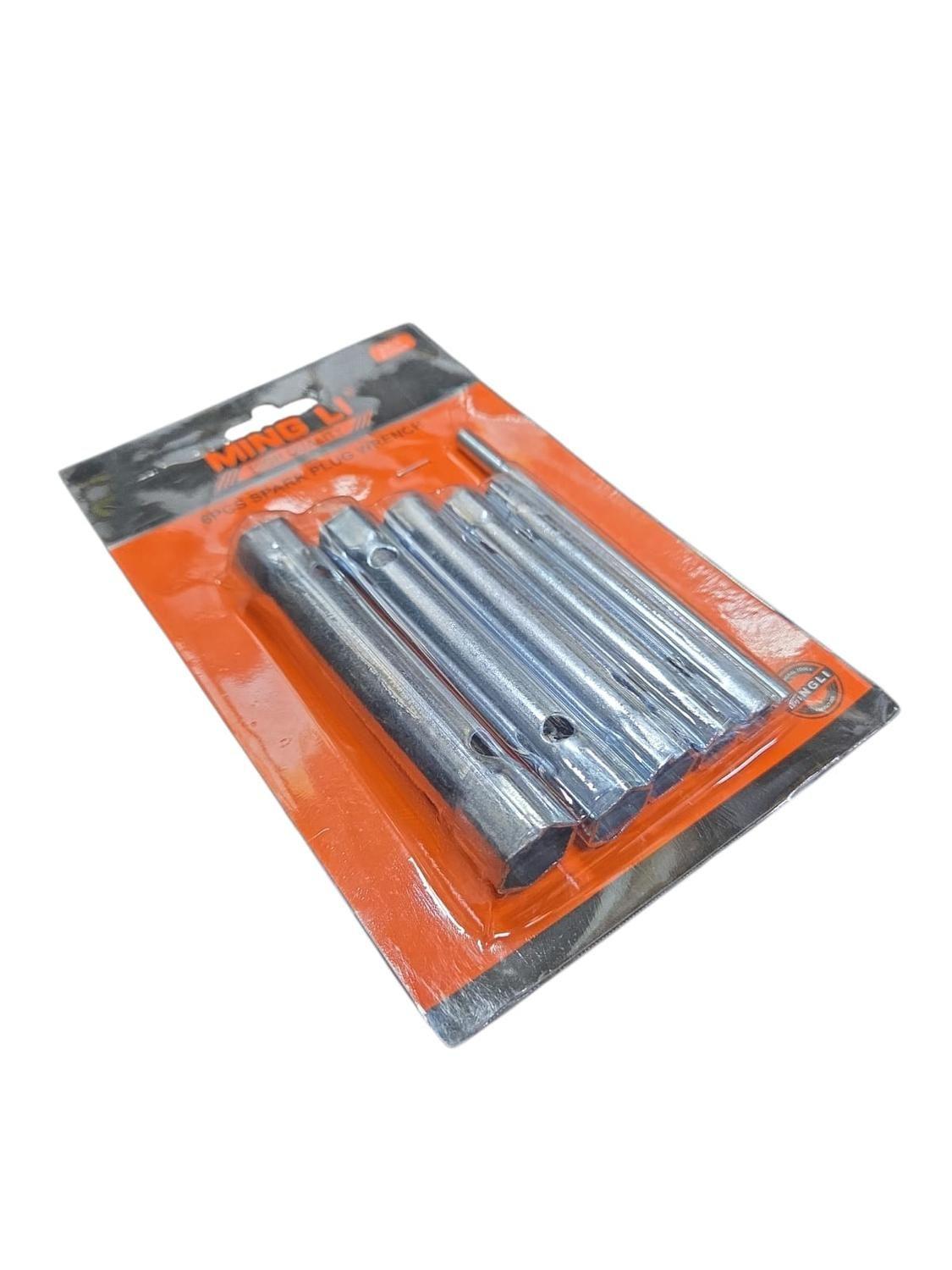 LLAVE SACA BUJIAS 5 PCS TUBO DADO HEXAGONAL 8 A 17MM-4