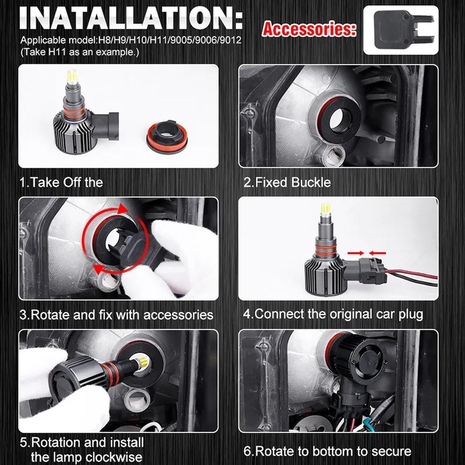Ampolleta Turbo Led Alta/baja Hyundai New Tucson - 50000lm-2