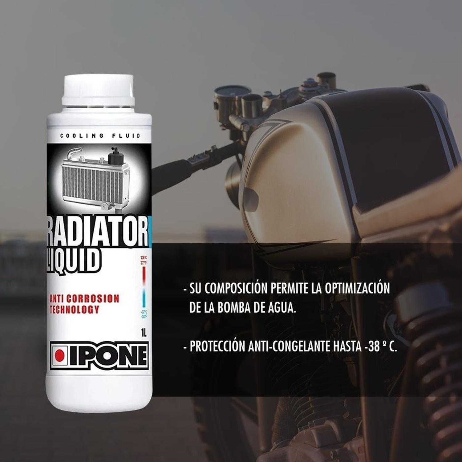 Refrigerante Y Anticongelante Moto Ipone Mezcla Precisa 1l-3