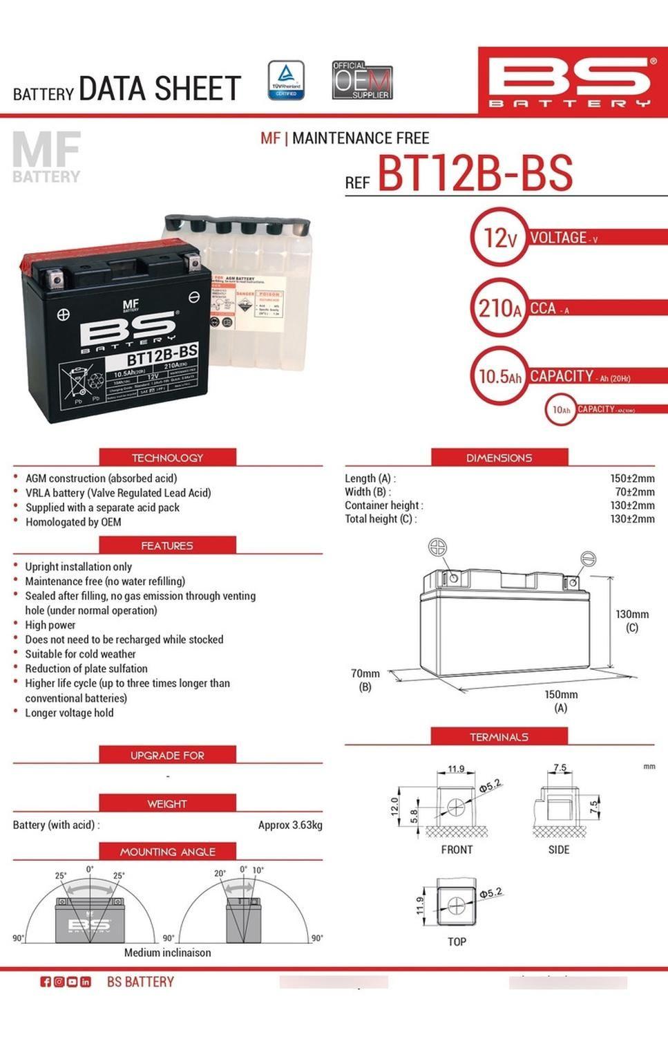 Bateria De Moto Gel Yamaha Xj6n - F - S / FZ6-2