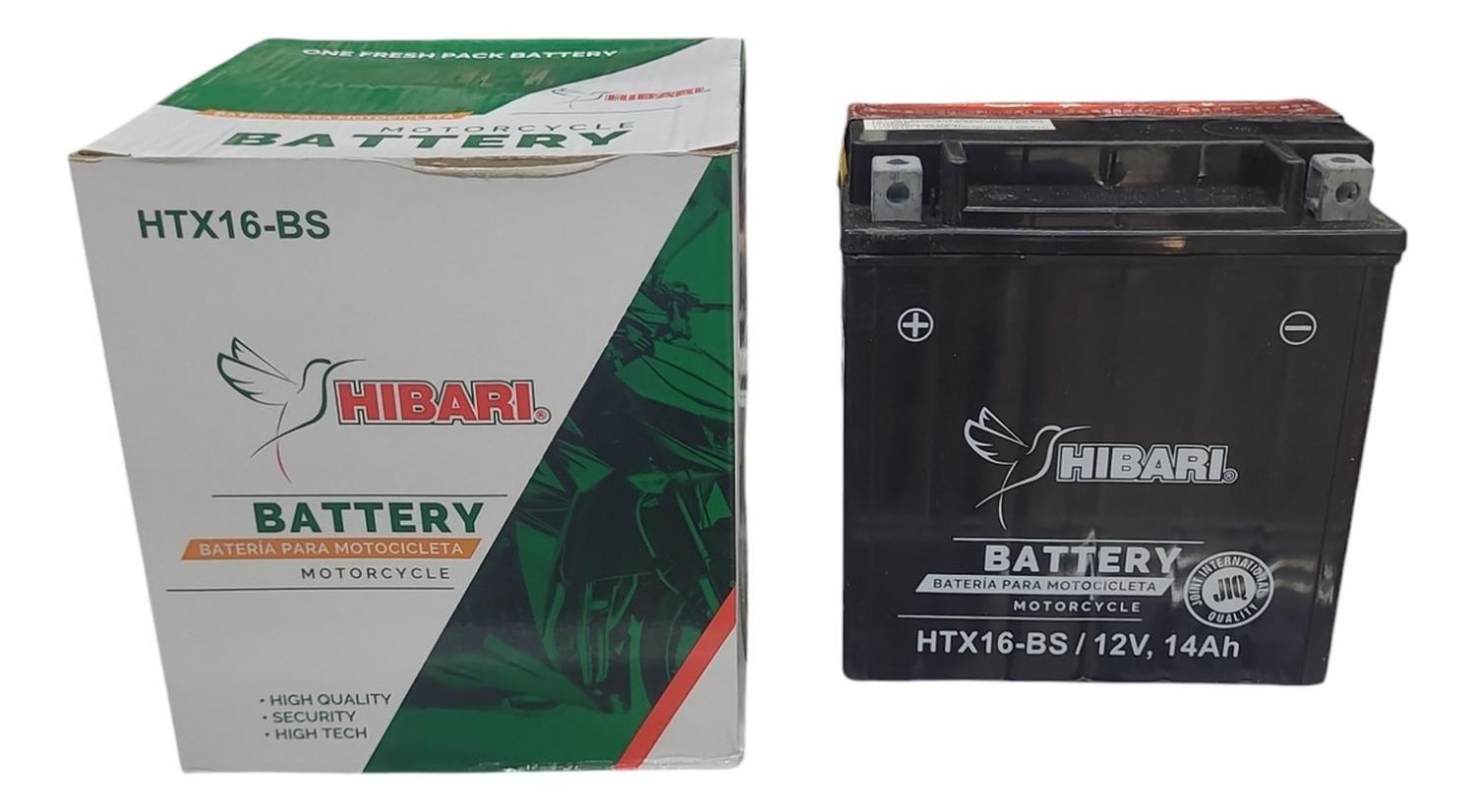 Bateria De Moto Htx16 / Btx16 / Ytx 16 Japonesa-0