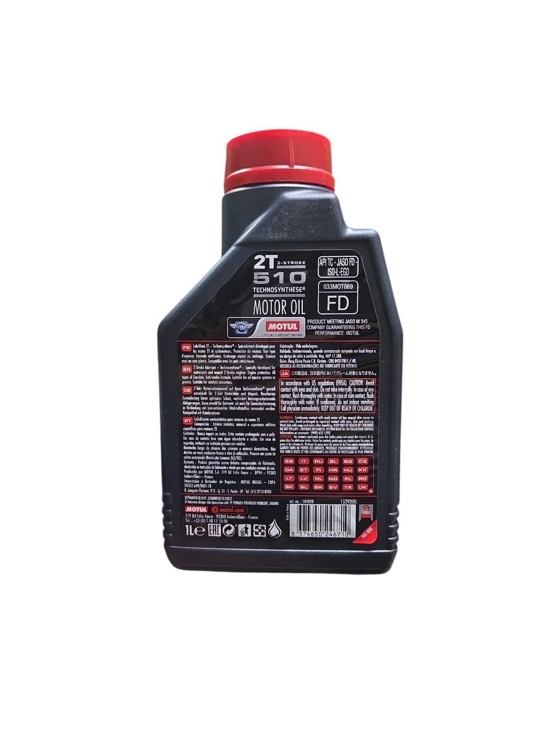 Aceite para Moto 2T Motul Semi-sintetico 1L-2