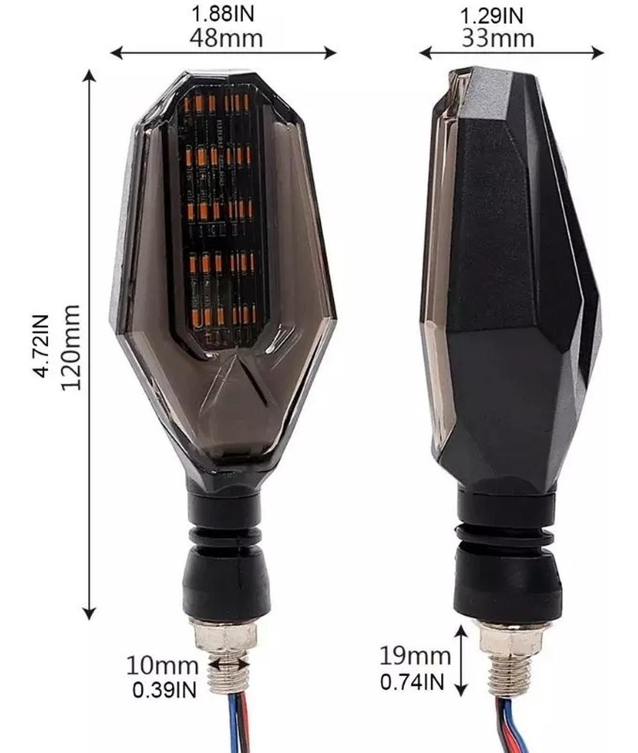 Intermitentes Led Para Moto Con Luz De Posición-1
