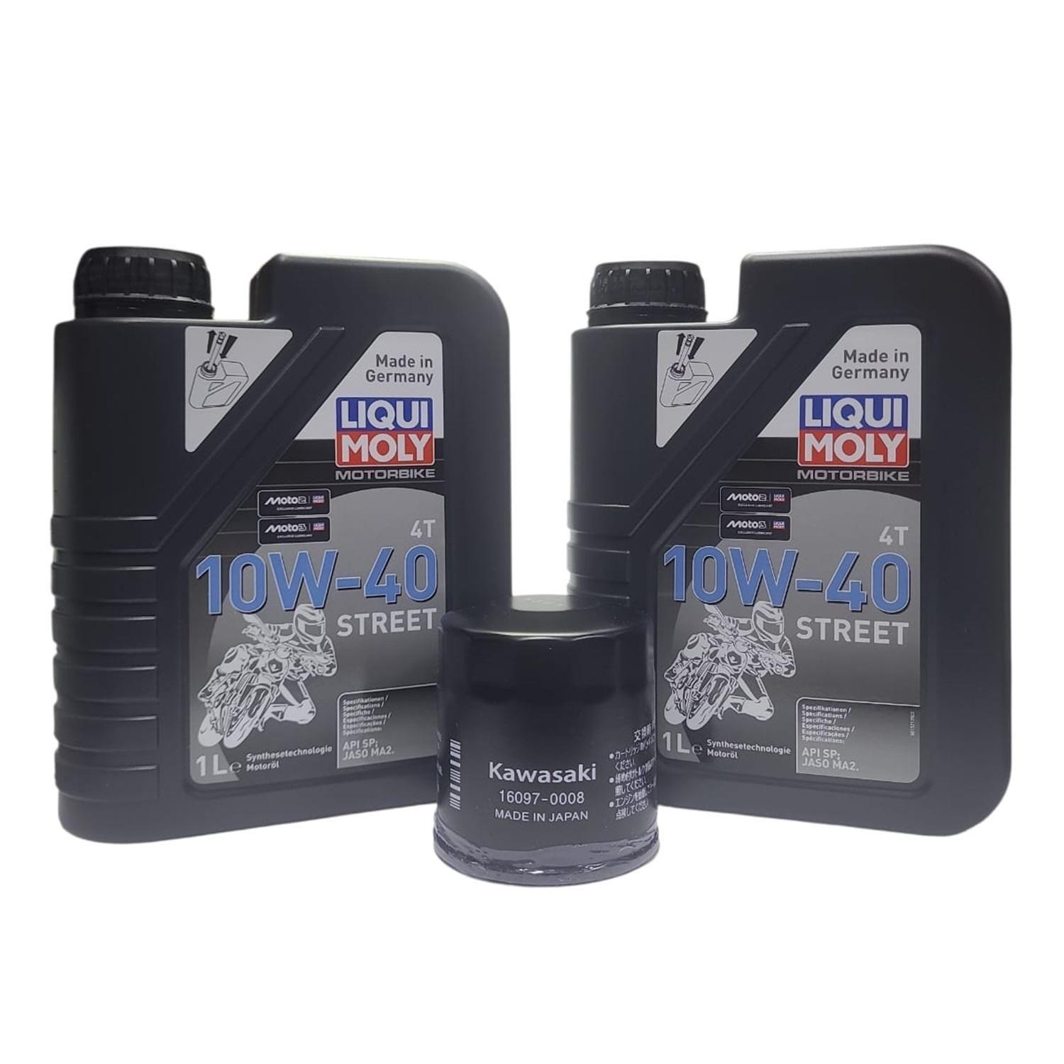 Aceite + Filtro Original Para Kawasaki Ninja 400-500 / Z400-0