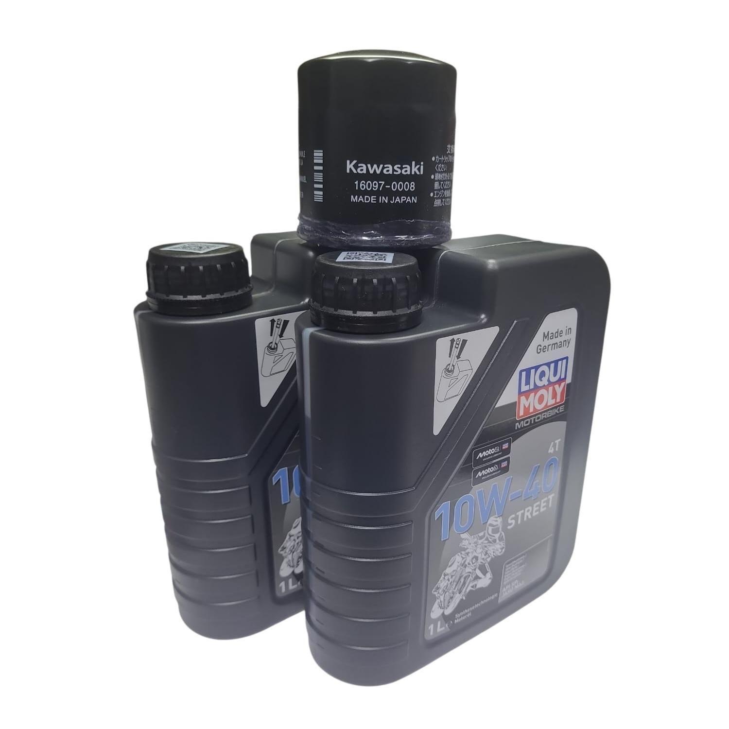 Aceite + Filtro Original Para Kawasaki Ninja 400-500 / Z400-2