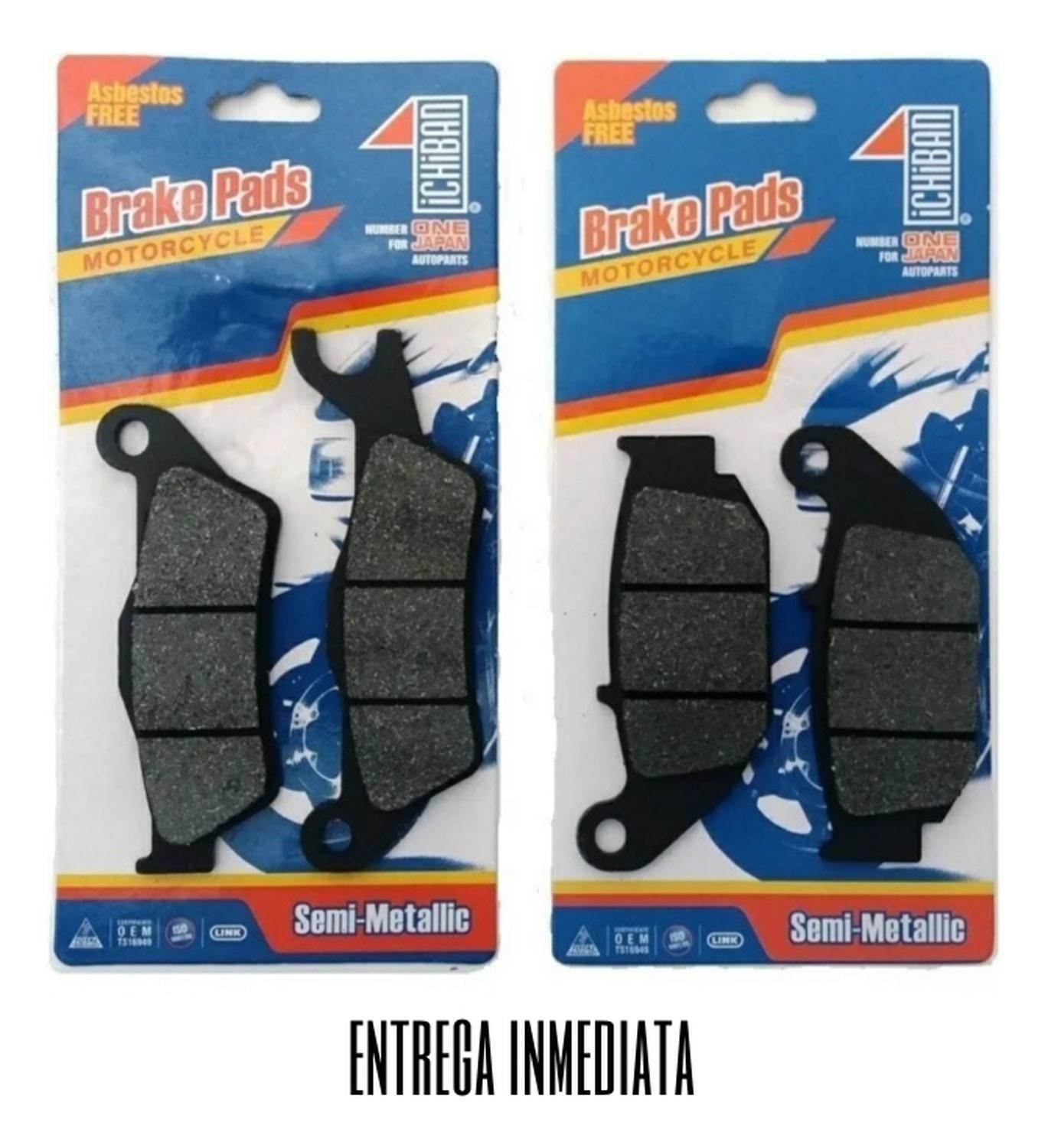 Pastillas De Freno Delanteras + Traseras Benelli Tnt 135-0