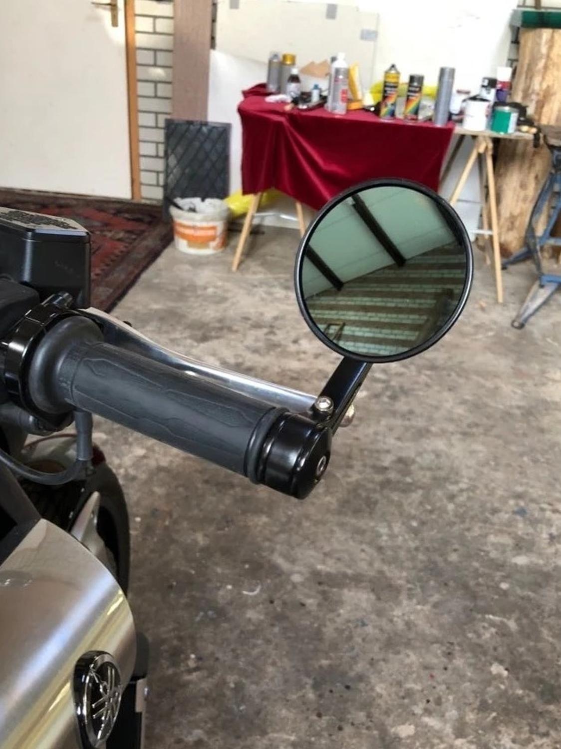 Espejos Para Moto Estilo Cafe Racer 22mm Universal-4