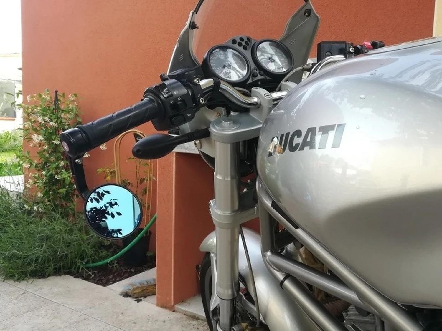 Espejos Para Moto Estilo Cafe Racer 22mm Universal-5