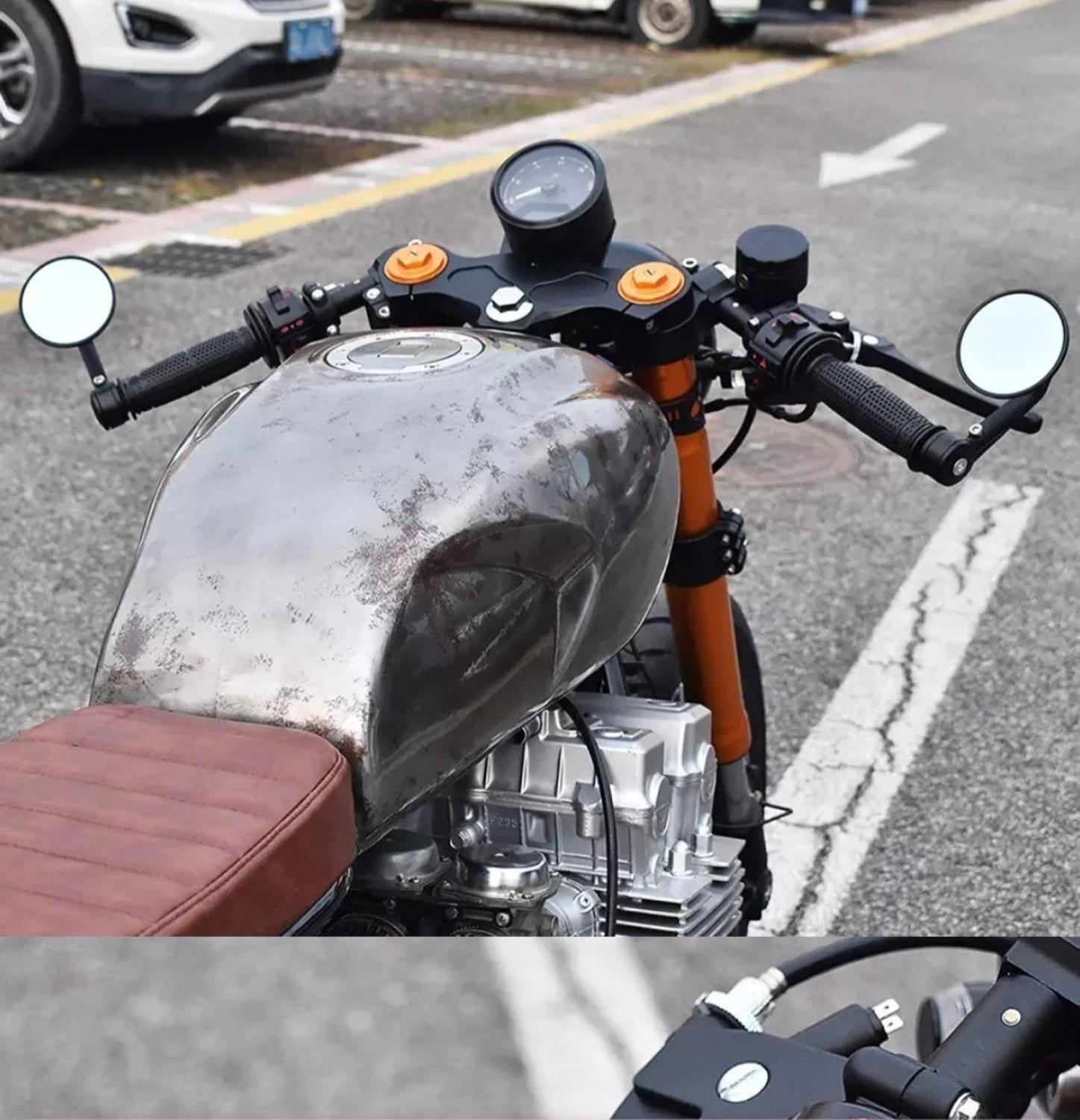 Espejos Para Moto Estilo Cafe Racer 22mm Universal-6