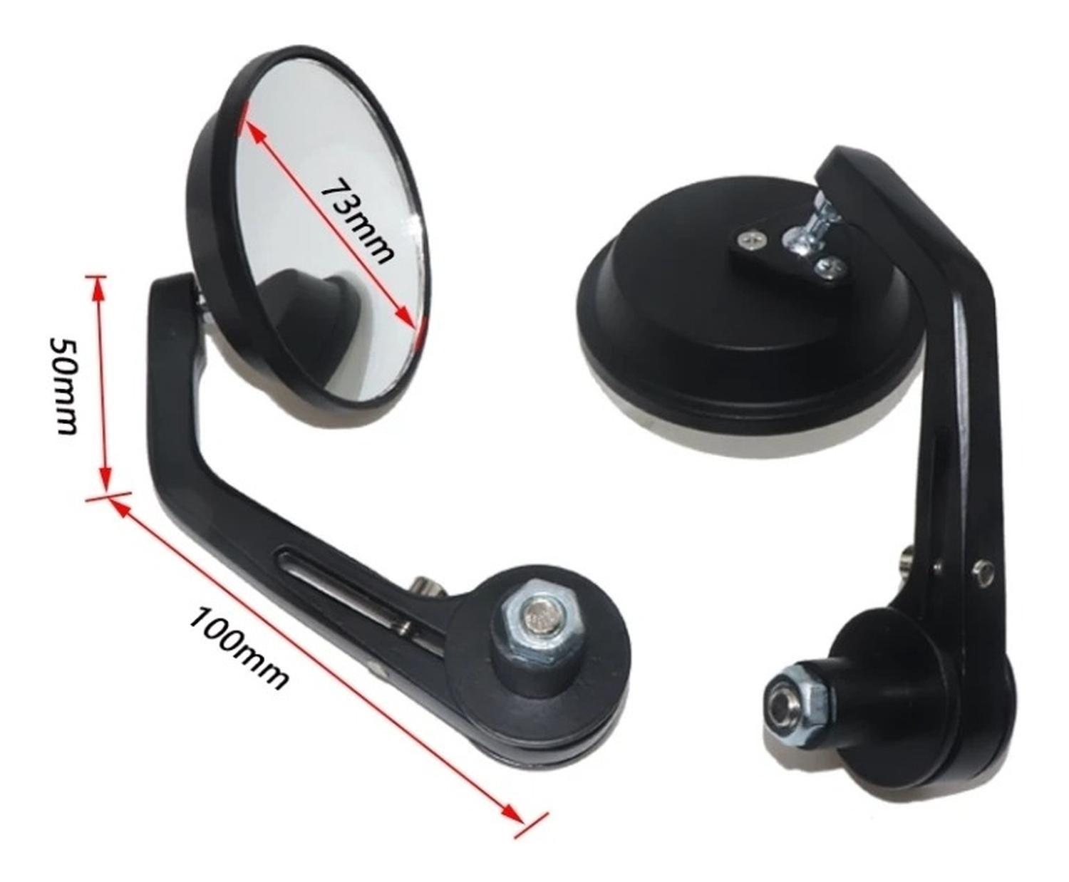 Espejos Para Moto Estilo Cafe Racer 22mm Universal-3