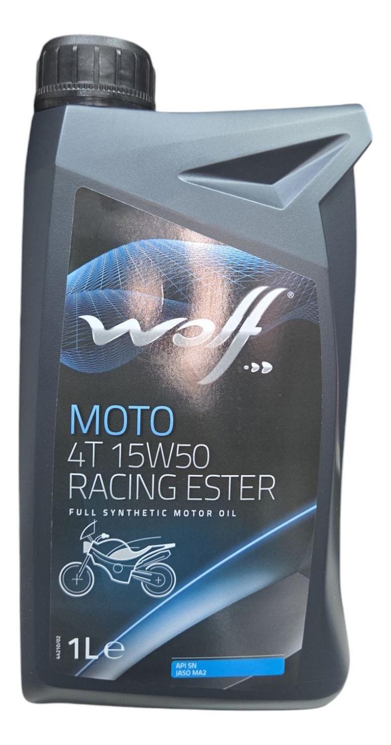 Aceite De Moto 15w 50 Wolf Full Sintetico 4t 1l Original-0