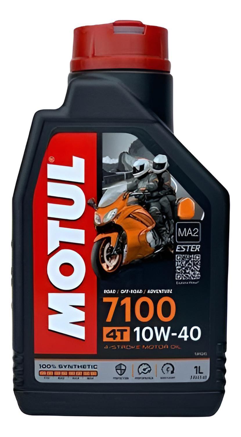 Aceite Para Motor Motul Sintético 10w-40 Para Moto/cuatriciclo 1 Pack De 3 Unidades X 1l / 3l-2