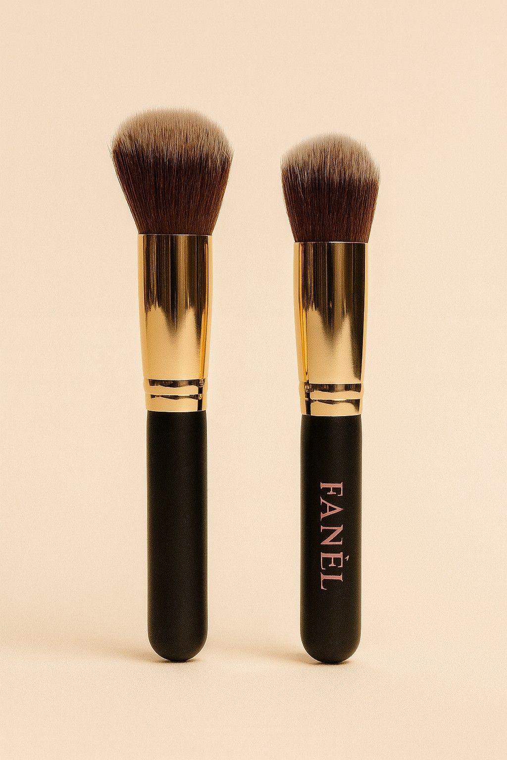 Set 14 Brochas de Maquillaje Profesional Fanel Estuche Kit Completo Rostro y Ojos-2