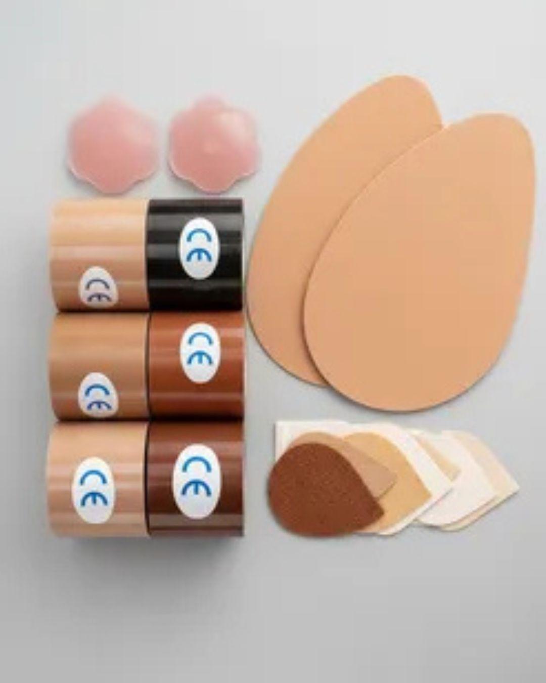  Pack Completo Fanél | 6 Boob Tape + Cubre Pezón + Lifting Tape-2