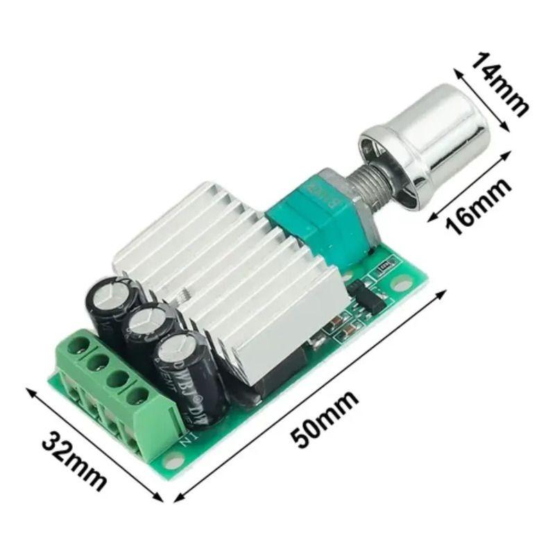 Controlador De Motor Dc Para Pwm Ajustable 12v/24v 10a-2