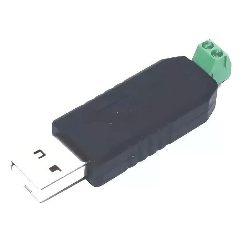 Convertidor Usb A Rs485 Adaptador Usb A Rs485 1.2 Kms Acceso Color Negro-1