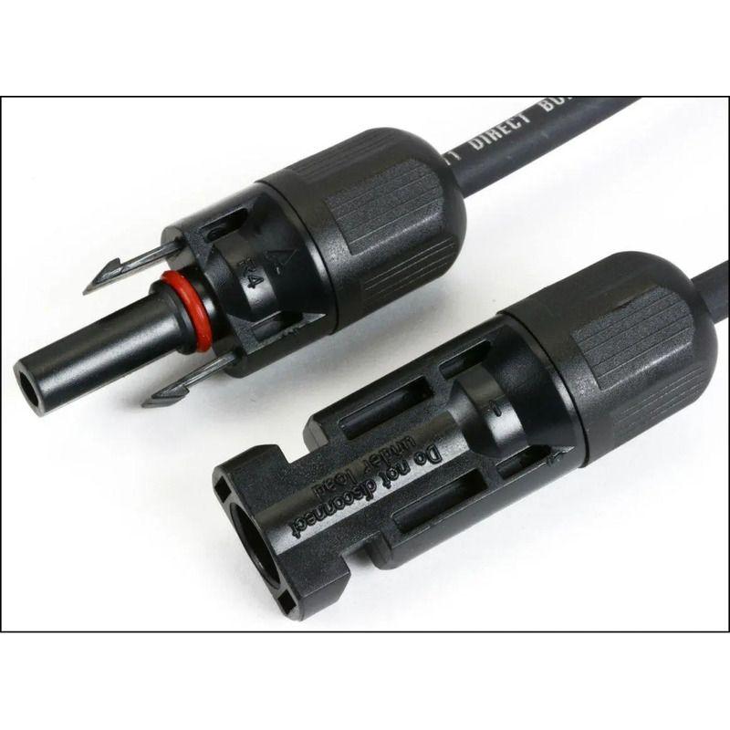 Conector De Panel Solar Mc4 Solar Energy 30a, 5 Pares Gris Oscuro-3