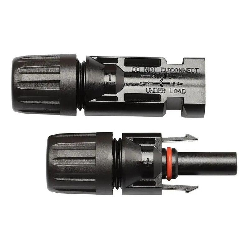 Conector De Panel Solar Mc4 Solar Energy 30a, 5 Pares Gris Oscuro-4