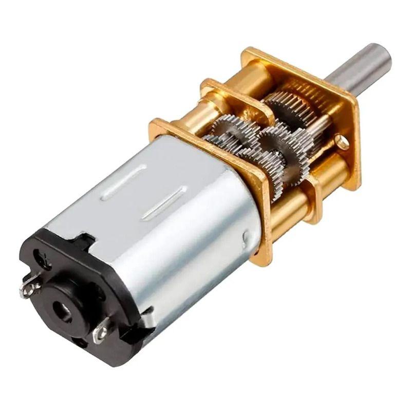 Motorreductor N20 12v 60rpm Eje D 3mm Engranajes Metal-0