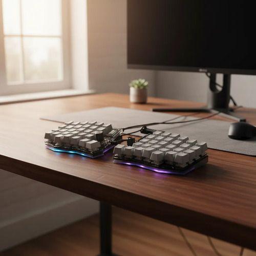 Teclado Mecánico Dividido Sofle Rgb Mx Hotswap Full Split - Switch Black-2