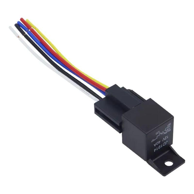 Relé Automotriz - Electronica 12v 40a Impermeable Con Zocalo-0