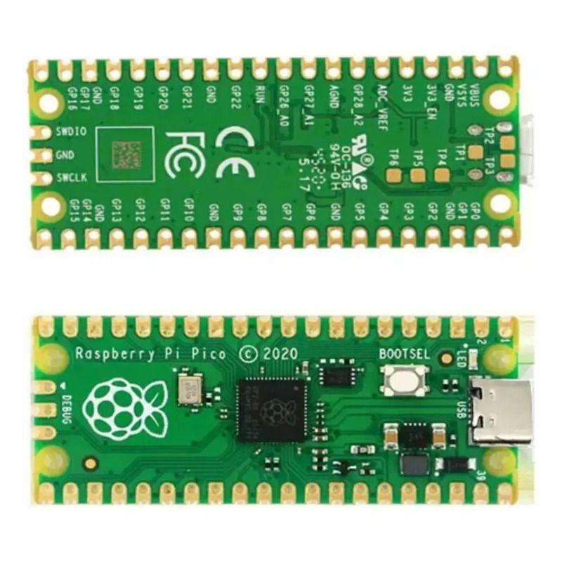 Raspberry Pi Pico Rp2040 Dual Core Tipo C 256kb Ram/2mb-6