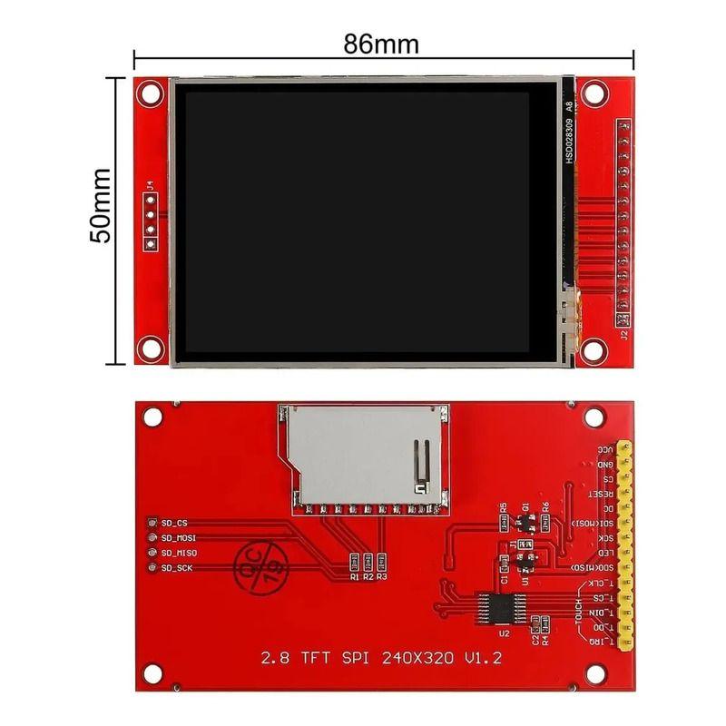 Pantalla Tft Táctil 2.8 Ili9341 240x320 Spi Arduino Esp32-7