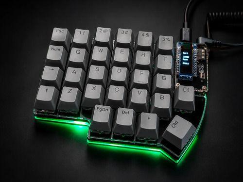 Teclado Mecánico Dividido Lily58 Pro Mx Hotswap Rgb Split - Switch Red-3