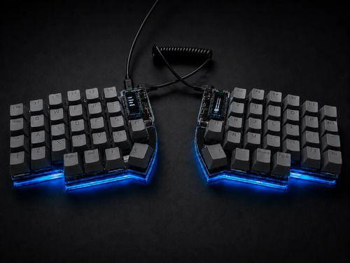 Teclado Mecánico Dividido Lily58 Pro Mx Hotswap Rgb Split - Switch Red-4