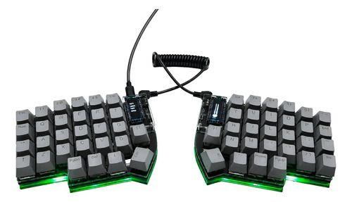 Teclado Mecánico Dividido Lily58 Pro Mx Hotswap Rgb Split - Switch Red-5