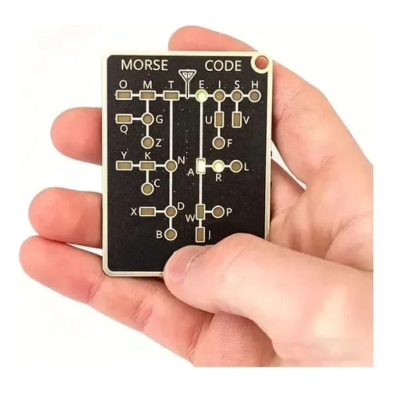 Tarjeta Entrenadora De Código Morse Pro Con Led Black-1