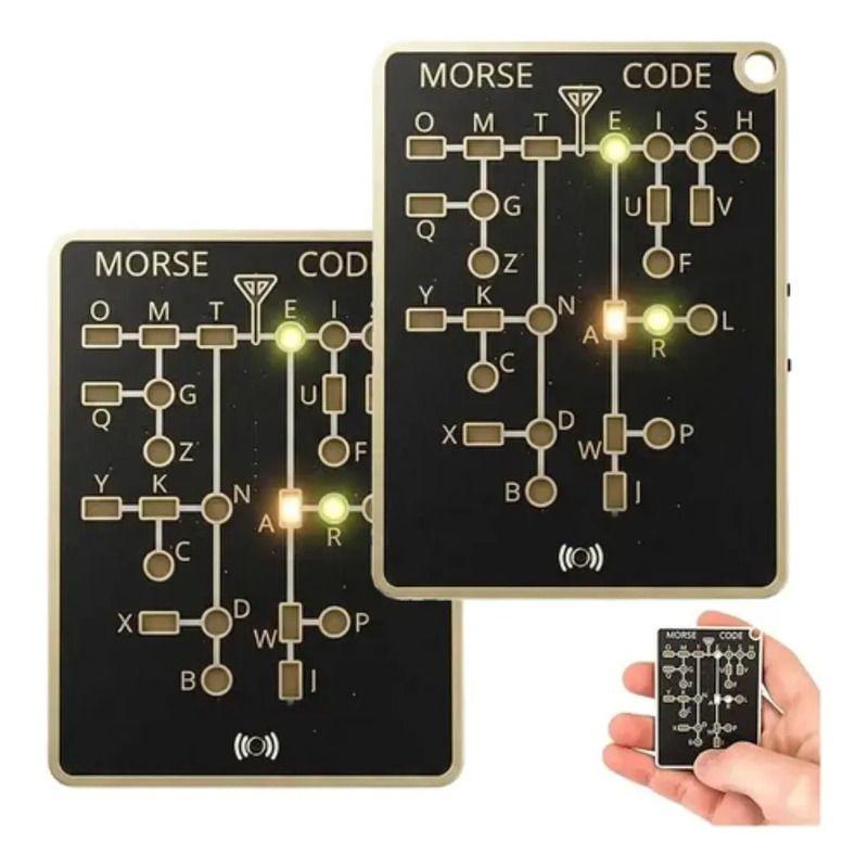 Tarjeta Entrenadora De Código Morse Pro Con Led Black-2