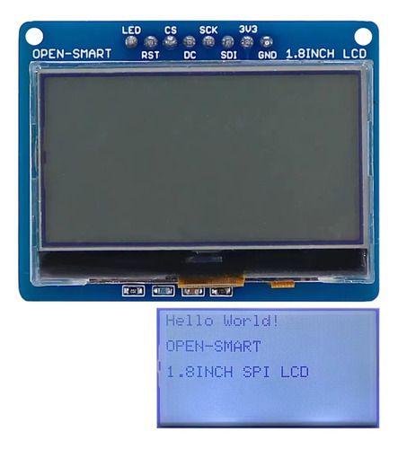 Modulo Lcd Retroiluminado 1,8' 128x64 Spi Open Smart-0