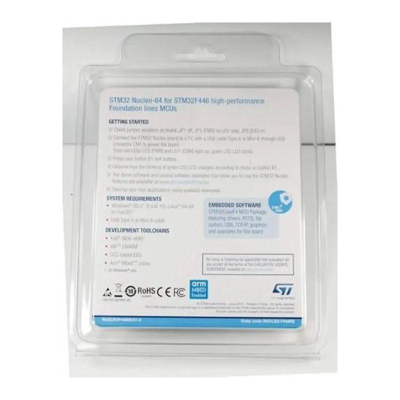 Placa Stm32 Nucleo-f446re Cortex-m4 Con St-link FUTUMASTER ELECTRONICS ...