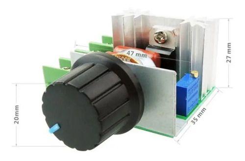 Controlador De Velocidad Y Resistencia Dimmer 2000w Verde Claro-3