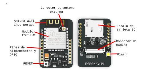 Nodemcu Esp32 Cam Camara Modulo Wifi Bluetooth - Arduino Esp-2