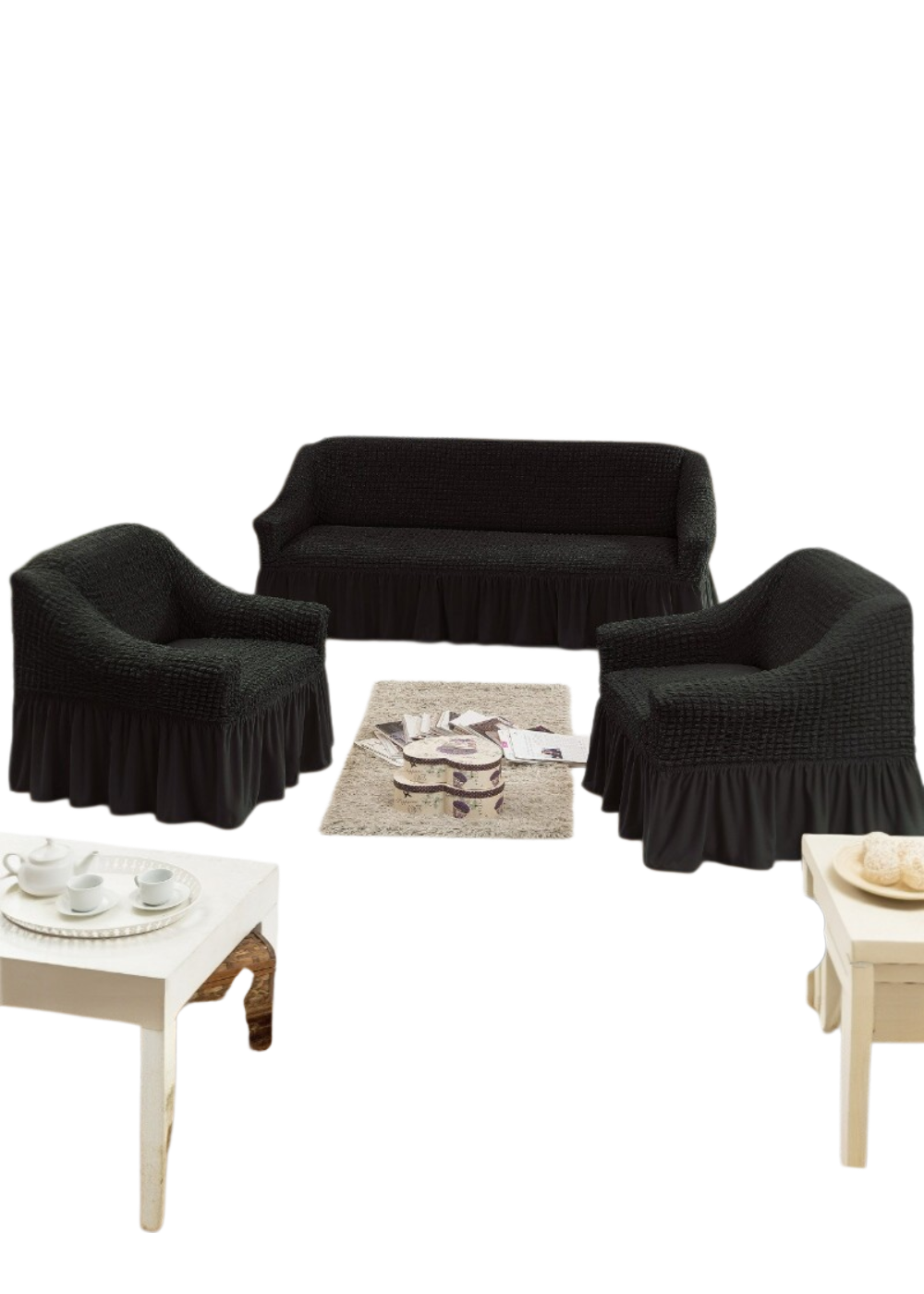 Cubre Sillón Turca Juego Elásticas 311-0