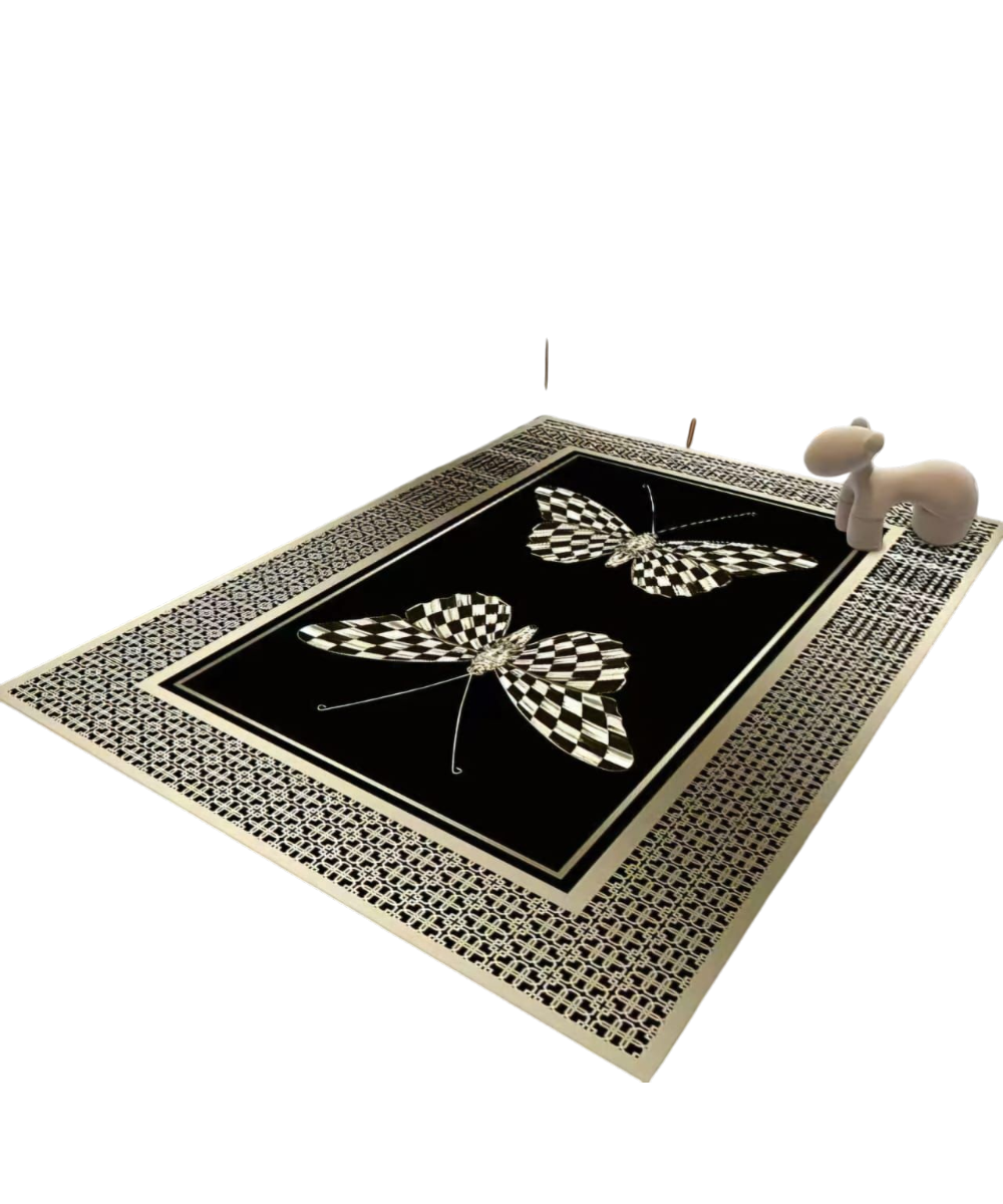 Alfombra de Living Decorativa Diseño -0