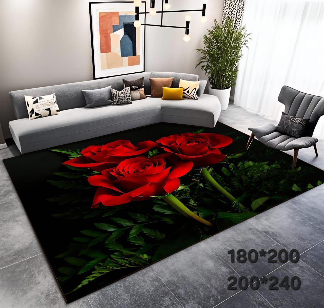 Alfombra de Living Decorativa Diseño -1