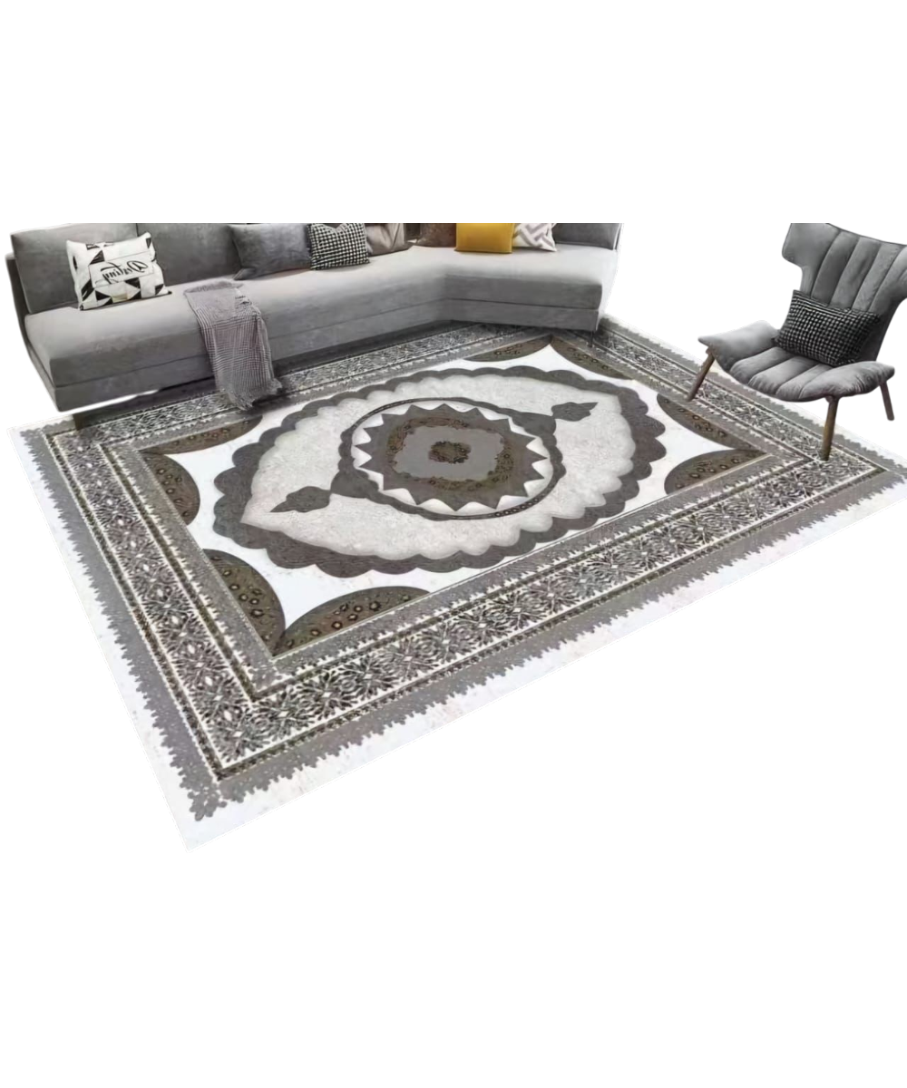 Alfombra de Living Decorativa Diseño -0