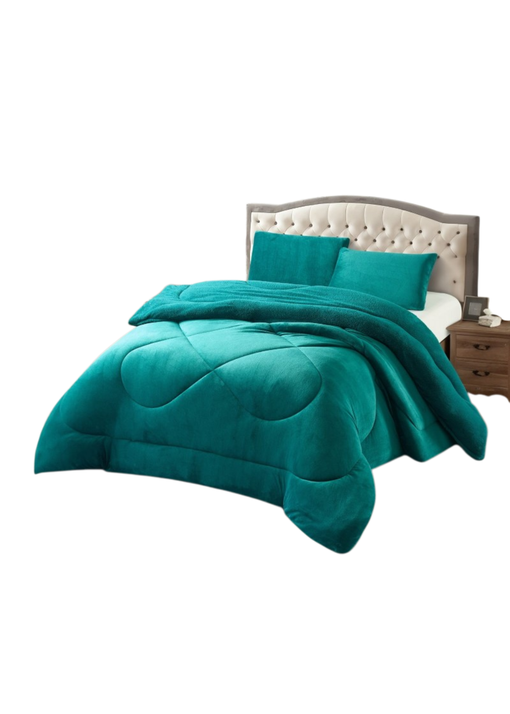 Cobertores plush con chiporro de invierno King-0