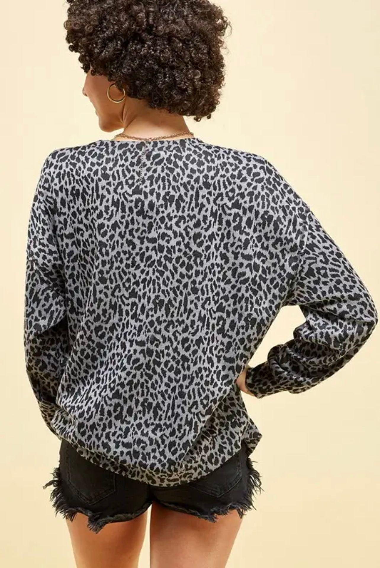 Polerón De Leopardo Manga Larga-3