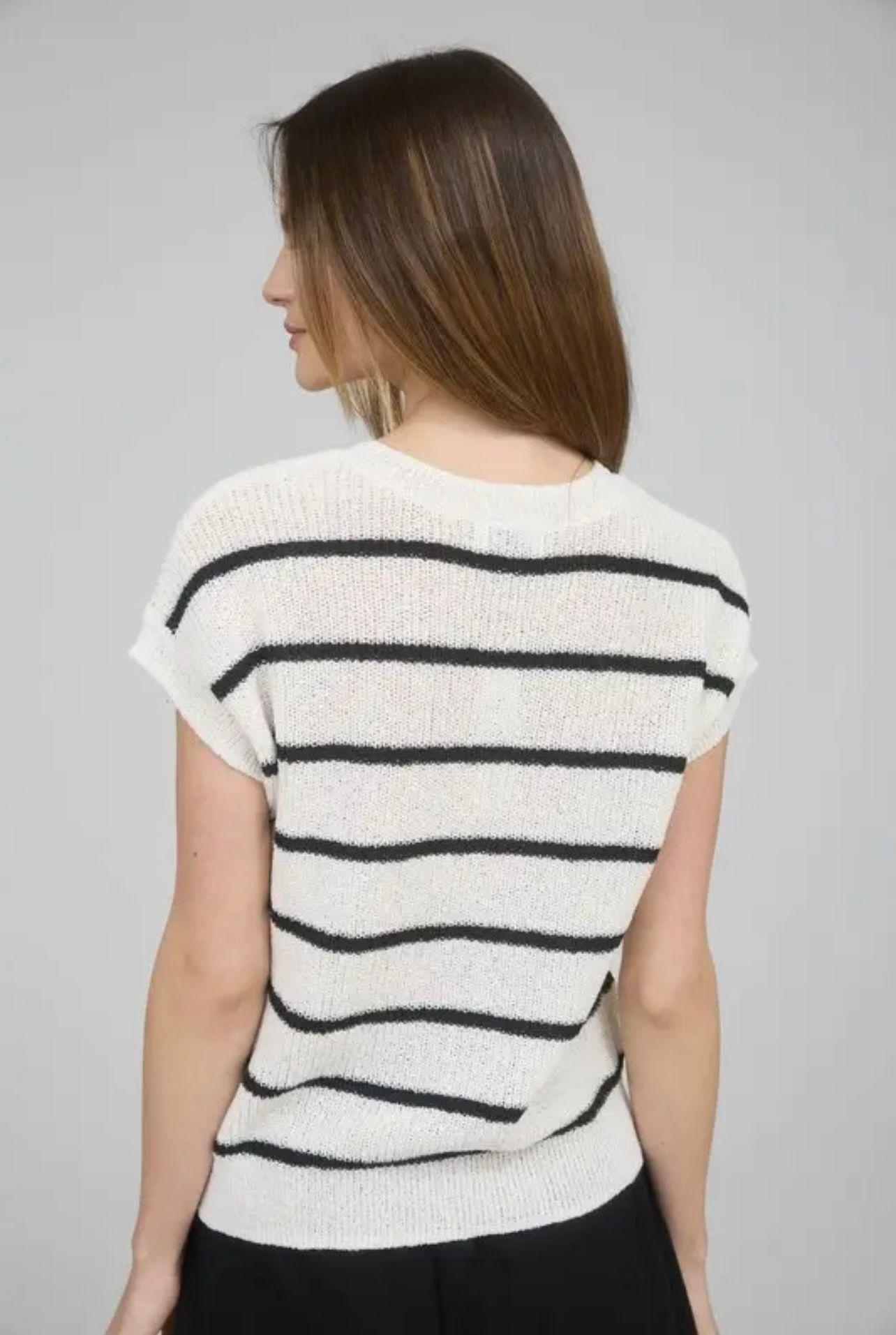 Chaleco Tejido Manga Corta-2