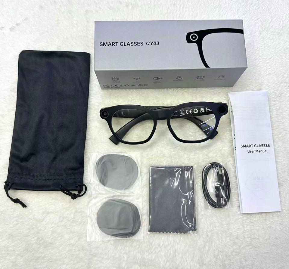 Lentes inteligentes con camara 8MP Audio Video Traduccion Wifi-6