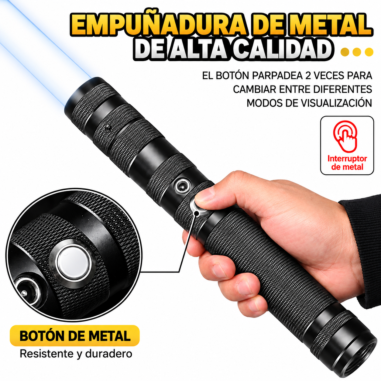 Sable de luz Led con sonido estilo Star Wars 78 cms-1