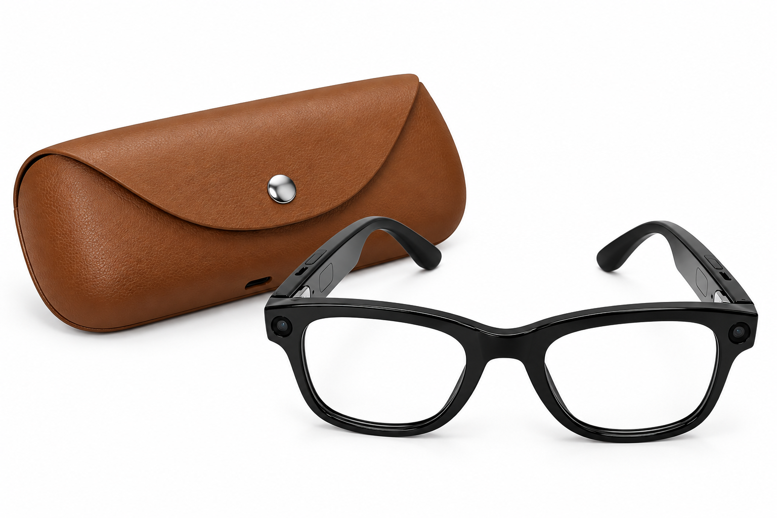 Lentes inteligentes 13MP con estuche cargador Video Fotos Traduccion Wifi-8