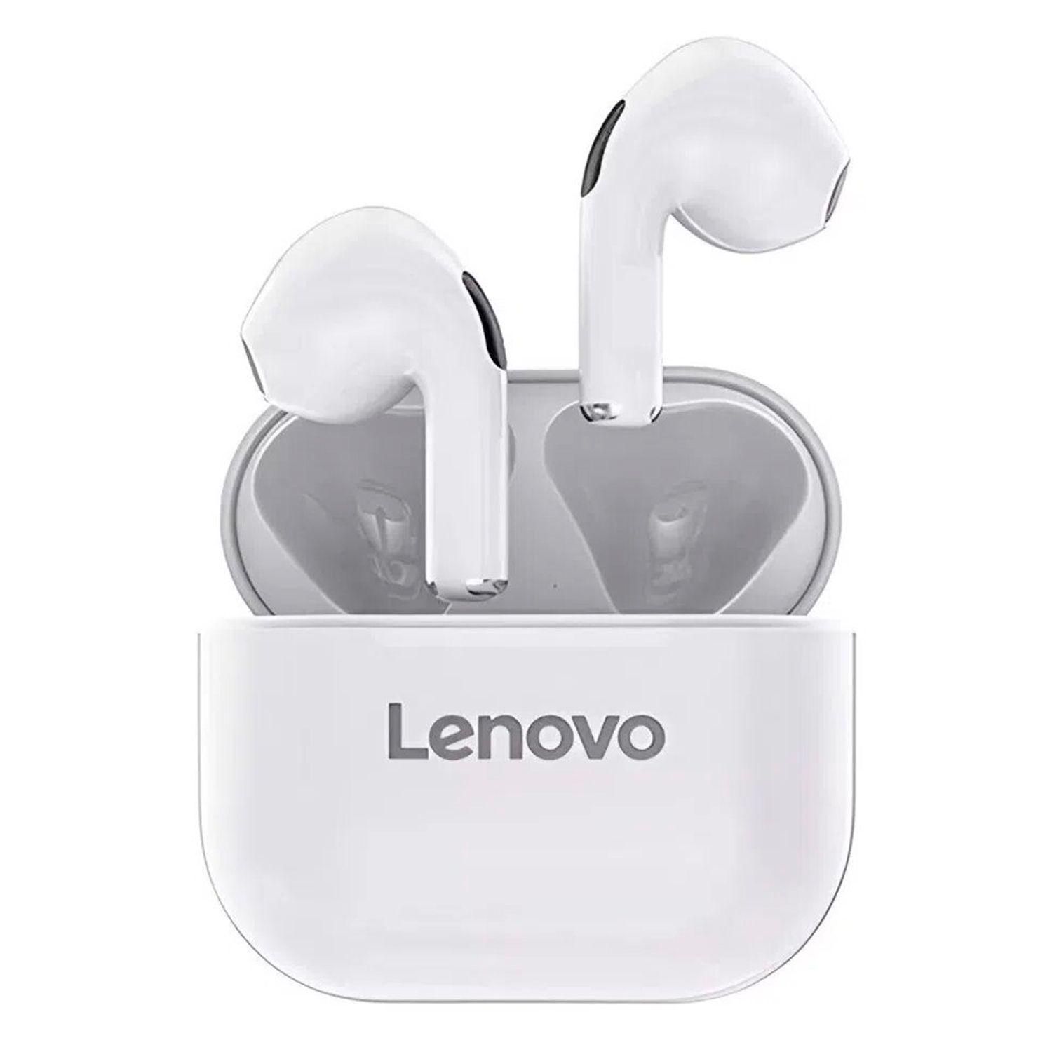 Audífonos Inalámbricos Lenovo LP40 Blanco-0